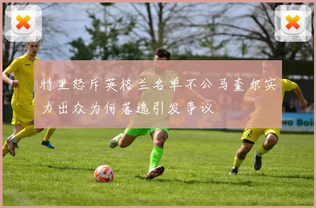 特里怒斥英格兰名单不公马奎尔实力出众为何落选引发争议